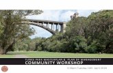 Tunks PARk MAsTERPLAn & PLAn of MAnAgEMEnT COMMUNITY WORKSHOP€¦ · • Maximise visual connections to foreshore • Parking is “off street” enabling better through flow to