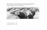 Northeast Conference on British Studies Forty-Seventh ...€¦ · Northeast Conference on British Studies . Forty-Seventh Annual Meeting, 2016 . Saint Michael's College . Colchester,