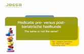 Medicatie pre- versus post- bariatrische heelkunde · Nutr Clin Pract. 18 (2003): 131. Miller, A. D et al. "Medication and Nutrient Administration Considerations After Bariatric Surgery."