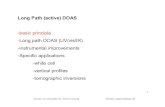 Long Path (active ) DOAS -basic principle -Long path DOAS ...joseba.mpch-mainz.mpg.de/pdf_dateien/active... · -Long path DOAS (UV/vis /IR)-instrumental improvements-Specific applications-white