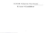 GSM+PSTN+Contact ID User Guider · Alar m System Basic S ettings and Working Mode 1, Alarm Panel Initial Setup Step 1: Connect the external phone line, subline, siren, sim card and