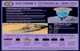 USS Frank E. PEtErSEn Jr. (DDG 121) · a Historic Look at african americans in the U.S. Marine Corps Class: Arleigh Burke Mission: Provide multi-mission offensive and defensive capabilities