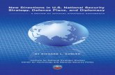 New Directions in U.S. National Security Strategy, Defense ... · 3. DATES COVERED 00-00-2011 to 00-00-2011 4. TITLE AND SUBTITLE New Directions in U.S. National Security Strategy,