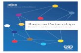 Business Partnerships · management and humanitarian funds, including recovery and reconstruction, and at least one per cent of their national development funding to risk reduction