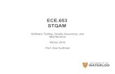 ECE.653 STQAMagurfink/ece653/assets/pdf/00_Admin.pdf · ECE.653 STQAM Software Testing, Quality Assurance, and Maintenance Winter 2018 Prof. ArieGurfinkel. 2 2 ... •Create #channels