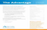 The Advantage A Newsletter for Providers · Provider manual updates . From time to time, we make updates to our provider manual. Since the provider manual is an integral part of your
