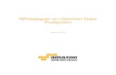 Whitepaper on German Data Protection...Bundesdatenschutzgesetz Data Processing Under the BDSG In the context of BDSG, “processing” includes any operation or set of operations performed