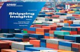 TRANSPORT - Shipping Insights · bunker costs rising, understanding and interpreting this new intelligence may alter the way in which shipping companies operate in the future. Managing