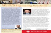 Department of Chemical Engineering Newsletter · and grant development within the department, and has previously collaborated ... to name a few. So, I hope you enjoy this issue hearing