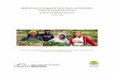 2018 Vermont Integrated Food, Farm, and Nutrition ......Integrated Food, Farm, and Nutrition Programming Data Harvest; with a response rate of 51%. Using the Data Harvest, the next