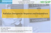 Radiation Emergencies Response and Preparedness workshop_28 Sep 2019.pdfRadiation Emergencies Response and Preparedness MEFOMP Workshop On Medical Physics in Diagnostic Radiology 28-