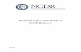 Published Manuscripts Based on NCDR Registries...2013/09/16  · December 2019 Page 5 CARE Registry ® The Care Registry is now closed; all manuscripts have been published PUBLISHED