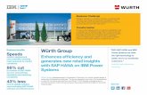 Würth Group - Würth IT GmbH · 17/08/2017  · the-clock availability of mission-critical ... running in fully virtualized and highly automated environments on IBM Power Systems