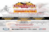 PRESENTED BY MIKE SMITH & MURRAY LAMB FEBRUARY 24, 2018 · Florida's premier Martial Artists are coming to Melbourne! Mike Smith and Murray Lamb present the Space Coast Karate Championships