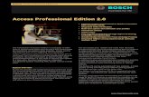 Access Professional Edition 2€¦ · Access Professional Edition 2.0 | 3 Video Pos. Description Additional to the positions in the first system overview the video components are