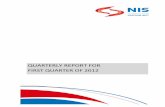 QUARTERLY REPORT FOR FIRST QUARTER OF 2012ir.nis.eu/fileadmin/template/nis/pdf/Reporting/Business... · 2017-01-23 · Income Statement ... the Hydrocracking Unit in the Pančevo