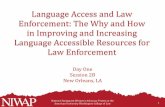 Language Access and Law Enforcement: The Why and How in ...library.niwap.org/wp-content/uploads/Rocio-Revised... · 10/21/2016  · Major Challenges Working with Immigrant Victims