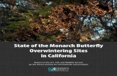 State of the Monarch Butterfly Overwintering Sites in …...al. 2012; Zahn et al. 2014). These findings support hypotheses that some portion of western monarchs travel to Mexico for