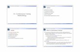 VII. Conformance Testing Methodology€¦ · 521265A Telecommunication Software Ch7 – Conformance Testing Methodology Test Types Behavior tests Capability tests Basic ii Dept. Electrical
