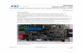 AN4444 Application note - STMicroelectronics · October 2014 DocID025925 Rev 2 1/68 68 AN4444 Application note ST7590 PRIME compliant power line networking SoC design guide Riccardo
