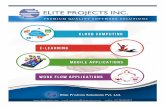 Elite Projects Inc. and Elite ProCon Solutions Pvt. Ltd ... conference/icsc-2012/Elite.pdf · Cloud Computing CLOUD COMPUTING Reduce your physical server count by more than 50 percent