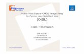 for Optical Inter-Satellite Links (OISL)microelectronics.esa.int/presentation/OISL.pdf · OISL Final Presentation 6 ESTEC, March 7, 2001 Introduction Objective: Design a next-generation