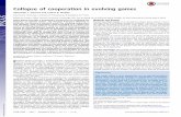 Collapse of cooperation in evolving games · Game theory provides a quantitative framework for analyzing the behavior of rational agents. The Iterated Prisoner’s Dilemma in particular