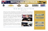 Patron: His Excellency General The Honourable David Hurley ... · found in this newsletter. Since then the major activities have been the establishment of the relationship with the