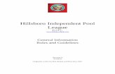 Hillsboro Independent Pool Leaguehillsboro8ball.com/forms/HIPL Rules and Guidelines 9-3...Hillsboro Independent Pool League H.I.P.L. General Information Rules and Guidelines Revision