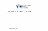 Faculty Handbook · The Faculty Senate is constituted as the representative body by which the faculty participates in the conduct of the University's affairs. It provides leadership