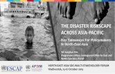 THE DISASTER RISKSCAPE ACROSS ASIA-PACIFIC event_the disaster... · due to the risk of sand and dust storms. | KEY FINDINGS | Message 2 Critical infrastructure exposure is concentrated