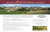 River Cruise for Wine Lovers · YOUR WINE CRUISE EXCLUSIVE EVENTS • Four winemaker dinners featuring award-winning cuisine • Four educational wine seminars led by your OKD hosts