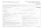 Account Applica on - StateTrust...Account Number: Clearing, custody or other brokerage services provided by Axos Clearing LLC, Member FINRA and SIPC. Axos Clearing LLC is a subsidiary