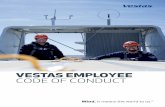 VESTAS EMPLOYEE CODE OF CONDUCT/media/vestas/about... · maintaining a safe and secure workplace for all employees. We commit to giving all employees the necessary training, the information