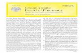 August 2016 News Oregon State Board of Pharmacy · August 2016 News Oregon State Board of Pharmacy Published to promote compliance of pharmacy and drug law 800 NE Oregon St, Suite