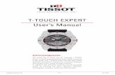 T-TOUCH EXPERT User’s Manual · 3/14 141_EN T-TOUCH EXPERT * K FUNCTIONS ° Time T Time T2 Alarm 2 R Relative pressure, Active altitude difference meter A Absolute pressure, Azimuth