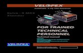 FOR TRAINED TECHNICAL PERSONNELvelopex.com/wp-content/uploads/2013/07/extra-x-mk5-tech-en.pdf · EUROPE MEDIVANCE INSTRUMENTS LTD. Barretts Green Road . Harlesden London . NW10 7AP