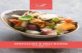 SPECIALIST & DELI RANGE · Seaweed and Sea Vegetables 9 - 10 Alternatives Miscellaneous. 11 We are fresh fish specialists, but we also have an extensive range of coated, deli, and
