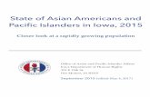 State of Asian Americans and - humanrights.iowa.gov · To support relief efforts in Cambodia, Governor Ray introduced the campaign Iowa SHARES (Iowa Sends Help to Aid Refugees and
