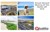 Annual General Meeting Of The Ballito UIP 2018...The Ballito UIP Is Established • 2013 - Ballito was experiencing increasing levels of urban decay, specifically around the issue