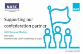 Supporting our confederation partner - NASC1 Aug 2015 1 Oct 2015 1 Jan 2016 1Apr 2017 Large employers Small employers New PAYEs 1 Oct 2017 1 Oct 2018 Employer Contribution Employee