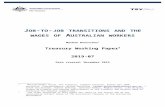 Job switching and wages - Treasury.gov.au€¦ · Web viewJob-to-job transitions and the wages of Australian workers Nathan Deutscher Macroeconomic Group, The Treasury, Langton Crescent,