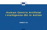 Human Centric Artificial Intelligence-EU in Action · Intelligence-EU in Action CNECT.H1 1. Facts about AI AI is an old technological concept (1950, Alan Turing “Computing Machinery