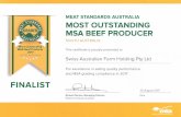 GRADED STR Most Outstanding MSA Beef Producer 2017 SOUTH AUSTRALIA FINALIST MEAT … · 2017-11-17 · MEAT STANDARDS AUSTRALIA MOST OUTSTANDING MSA BEEF PRODUCER SOUTH AUSTRALIA