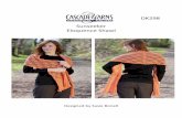 DK298 Sunseeker Eloquence Shawl - Cascade Yarns · Materials: Cascade Yarn’s Sunseeker 47% Cotton/ 48% Acrylic / 5% Metallic Yarn 100 gr. / 237 yds 3 skeins Needles size #9, Markers,
