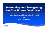 Accessing and Navigating the Enrollment Dash board · 2012-04-10 · Dashboard development 3. Accessing the site 4. Using the site 5. ... right clicking on ... Microsoft PowerPoint