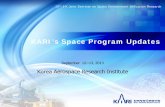 KARI’s Space Program Updates · COMS 2016 . CAS-100 . 2017 . GEOKOMPSAT-2A . 2018 . CAS-500 . 2017 -2B 2008 KAP 2009 . Naro Space Center . 2023 . Lunar OrbiterLunar . 2025 Lander