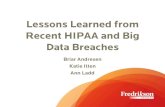 Health Law Webinar: Lessons Learned from Recent HIPAA and ... · Health Law Webinar: Lessons Learned from Recent HIPAA and Big Data Breaches Author: Fredrikson & Byron, P.A., August