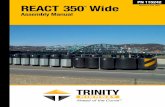 115242 REACT 60-96-120 Assembly Manual · 2020-07-14 · TrinityHighway.com 6 Revision B June 2020 System Overview The REACT 350® Wide is a potentially reusable, re-directive, non-gating