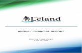 ANNUAL FINANCIAL REPORT - Leland · EXHIBIT PAGES Town of Leland TABLE OF CONTENTS June 30, 2018 C-9 67 C-10 68 C-11 69 C-12 70 C-13 71 C-14 72 C-15 73 C-16 74 D-1 75-76 D-2 77 D-2a